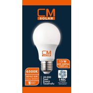 CmSolar E27 Duy 6500K 13 W Beyaz Işık LED Ampul