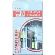 CmSolar T10 Dipsiz Park-Plaka-Tavan Aydınlatma LED Beyaz Işık Ampul
