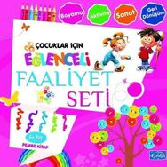 Çocuklar İçin Eğlenceli Faaliyet Seti Pembe Kitap +4 - Parıltı Yayınları