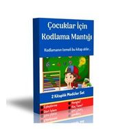 Çocuklar İçin Kodlama Mantığı Seti 2 Kitap Enine Boyuna Eğitim