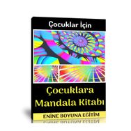 Çocuklar İçin Mandala Boyama Kitabı Enine Boyuna Eğitim