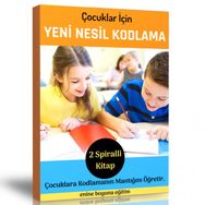 Çocuklar İçin Yeni Nesil Kodlama Kitap Seti Enine Boyuna Eğitim