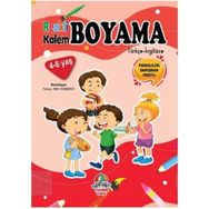 Çocuklar - Renkli Kalem Boyama - Yağmur Çocuk