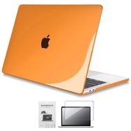 Codegen A2686 Apple 13 Macbook Pro M2 Kristal Turuncu Kılıf Koruyucu + Ekran Filmi