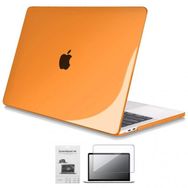 Codegen Apple 13'' Macbook Pro A2338 M1 Kristal Turuncu Kılıf Koruyucu + Ekran Filmi