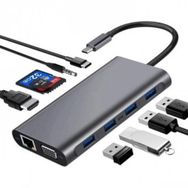Codegen CDG-CNV49 4xUSB3.0 HDMI VGA TYPE-C RJ45 MicroSD USB 3.1 Type-C Hub