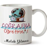 Coğrafya Öğretmeni Kupa Bardak
