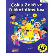 Çoklu Zeka ve Dikkat Aktivitesi 3 Yaş - Mavi Kitap