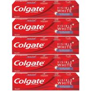 Colgate Coate Visible White Beyazlatıcı 5x75 ml Diş Macunu