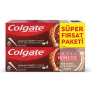 Colgate Optic White Beyazlatıcı 2x50 ml Diş Macunu