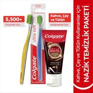 Colgate Optic White Kahve Çay 50 ml Diş Macunu + Ultra Soft Yumuşak Diş Fırçası