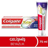 Colgate Total Gelişmiş Beyazlık Beyazlatıcı 75 ml Diş Macunu