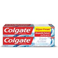 Colgate Triple Action Xtra White 2x75 ml Diş Macunu