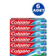 Colgate Üçlü Etki Çürüklere Karşı Koruma 75 ml 6 Adet Diş Macunu