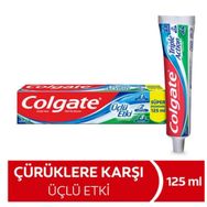 Colgate Üçlü Etki Nane Ferahlığı 125 ml Diş Macunu TYC00315744340