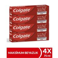 Colgate Visible White One Maksimum Beyazlık 4x75 ml Diş Macunu