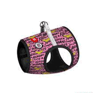 Collar Waudog Pembe 24-27 cm Wonder Woman Desenli ve QR Pasaportlu Köpek Göğüs Tasması
