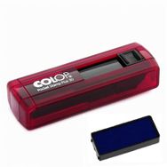 Colop Cep30 Kırmızı Kasa Mavi Keçe 18x47 mm Kaşe