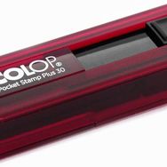 Colop Cep30 Kırmızı Kasa Siyah Keçe 18x47 mm Kaşe