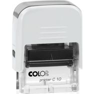 Colop Printer C10 Beyaz Kasa Siyah Keçe 10x27 mm Kaşe