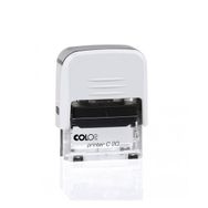 Colop Printer C20 Beyaz Kasa Siyah Keçe 14x38 mm Kaşe