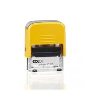 Colop Printer C20 Sarı Kasa Siyah Keçe 14x38 mm Kaşe