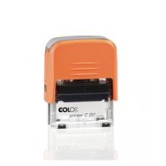Colop Printer C20 Turuncu Kasa Siyah Keçe 14x38 mm Kaşe