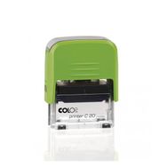 Colop Printer C20 Yeşil Kasa Siyah Keçe 14x38 mm Kaşe
