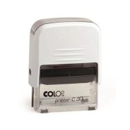 Colop Printer C30 Beyaz Kasa Siyah Keçe 18x47 mm Kaşe