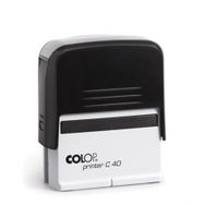 Colop Printer C40 Siyah Kasa Siyah Keçe 23x59 mm Kaşe