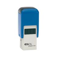 Colop Q12 Kare Mavi Kasa Mavi Keçe 12x12 mm Kaşe