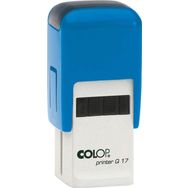 Colop Q17 Kare Mavi Kasa Mavi Keçe 17x17 mm Kaşe