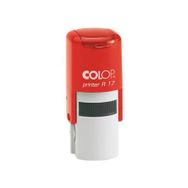 Colop R17 Yuvarlak Kırmızı Kasa Siyah Keçe 17 mm Kaşe