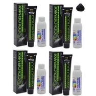 Colormax 1 Siyah 4 Adet Saç Boyası+ 4 Adet Oksidan Krem