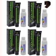 Colormax 6 Koyu Kumral 4 Adet Saç Boyası- 4 Adet Oksidan Krem