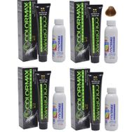 Colormax 7.34 Karamel 4 Adet Saç Boyası- 4 Adet Oksidan Krem