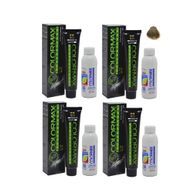 Colormax 7 Kumral 4 Adet Saç Boyası- 4 Adet Oksidan Krem