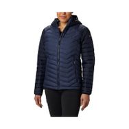 Columbia 1699071-470 Powder Lite Hooded Lacivert Kadın Mont
