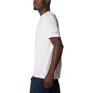 Columbia 2031691 Mendless Trail Running Tech Beyaz Erkek Kısa Kollu T-shirt