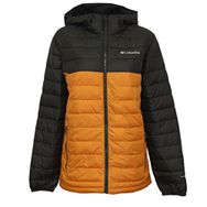 Columbia 2086944-861 Powder Lite Hooded Sarı Siyah Erkek Mont