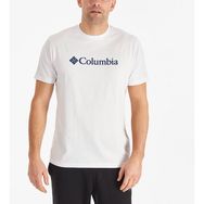 Columbia 9110141 CSC M Basic Big Logo Brushed SS Beyaz Erkek T-shirt