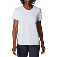 Columbia AK9805 010 Beyaz Hike Kısa Kollu Kadın T-shirt