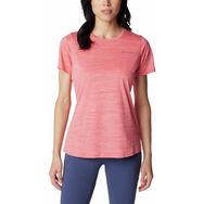 Columbia Alpine Chill Zero Kırmızı Kısa Kollu Kadın T-shirt