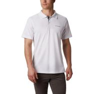 Columbia AM0126-100 Utilizer Beyaz Kısa Kollu Polo Erkek T-shirt