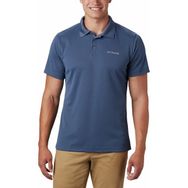 Columbia AM0126-478 Utilizer Mavi Kısa Kollu Polo Erkek T-shirt