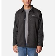 Columbia AM1376-010 Sweater Weather™ Shirt Jacket Siyah Erkek Polar Ceket