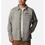 Columbia AM1376-278 Sweater Weather™ Shirt Jacket Yeşil Erkek Polar Ceket