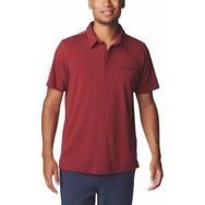 Columbia AO3006 Erkek Sun Ridge Polo II Kırmızı T-shirt