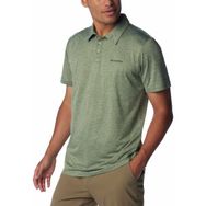 Columbia AO3614-352 Açık Yeşil Hike Erkek Kısa Kollu Polo T-Shirt