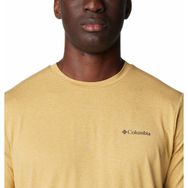 Columbia AO5545-292 Tech Trail Crew Neck II Sarı Kısa Kollu Erkek T-shirt
